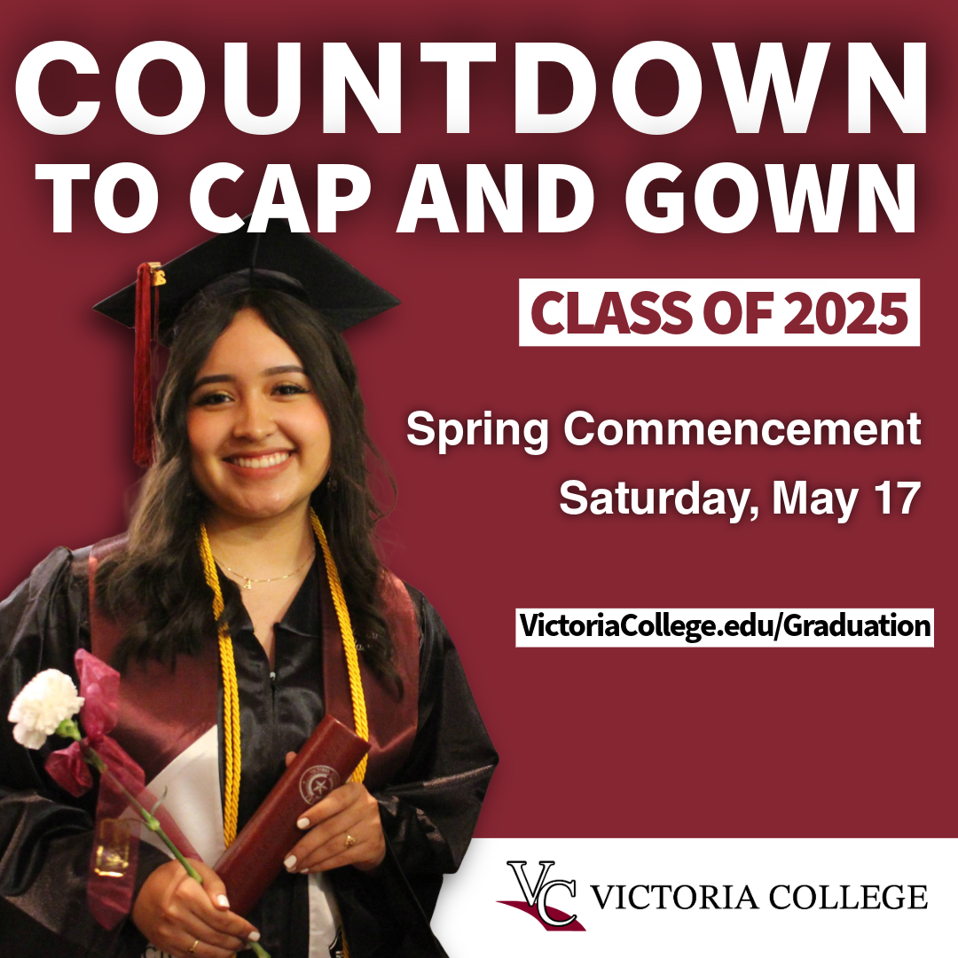 Countdown to Cap and Gown Graphic