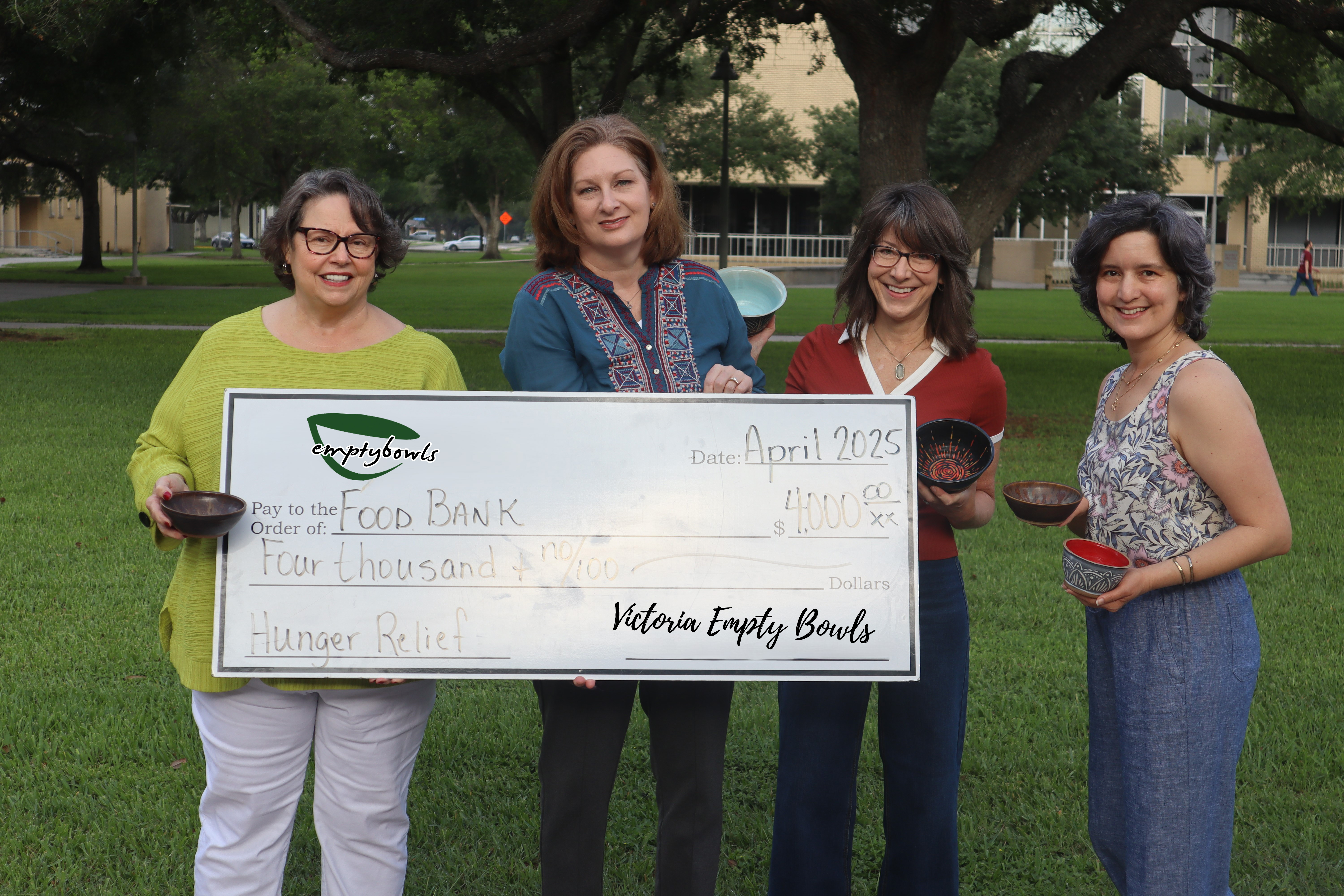 Food Bank of the Golden Crescent 2025 Check Presentation