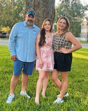 Lauren Green Becker and family