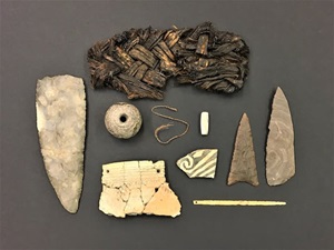 Native American artifacts at the Museum of the Coastal Bend