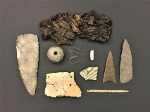 Native American artifacts at the Museum of the Coastal Bend