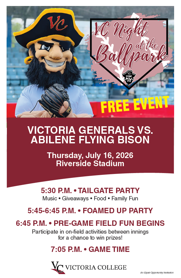 VC Night at the Ballpark 2026 Flyer